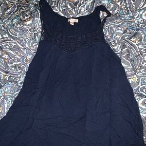 navy lace aeropostale tank top